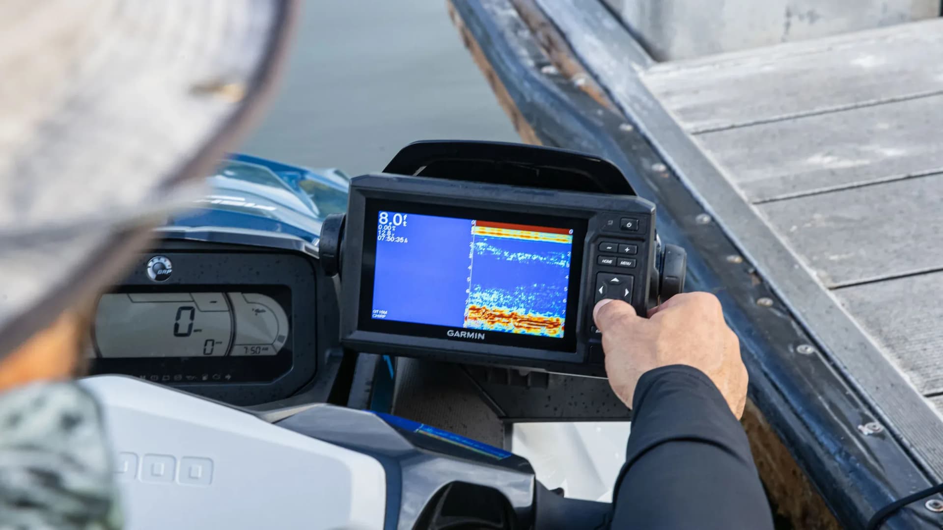 GPS y sonda de pesca Garmin de 9"
